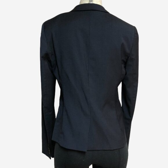 Aritzia Talula Navy Exeter Boyfriend Wool Blend Blazer Size 4 - Picture 3 of 11